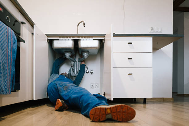 Professional Leak Detection technician working in Lake Lure, NC